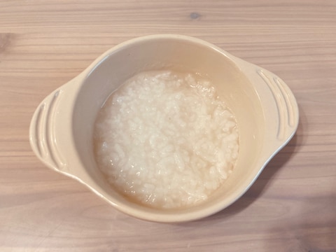 【離乳食/中期】7倍がゆ*炊飯器で簡単!